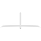 Ekena Millwork Bellingham Architectural Grade PVC Gable Bracket, 108"W x 40 1/2"H x 4"D x 4"F, 9/12 Pitch GBP108X41X0404BEL00 - alternate 5